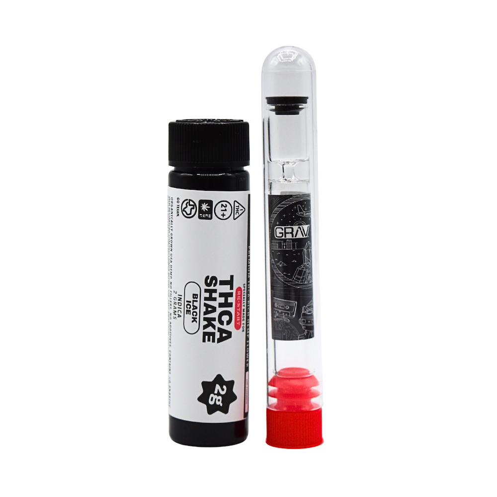 THCA Flower Shake 2G (I) Black Ice + Grav Taster